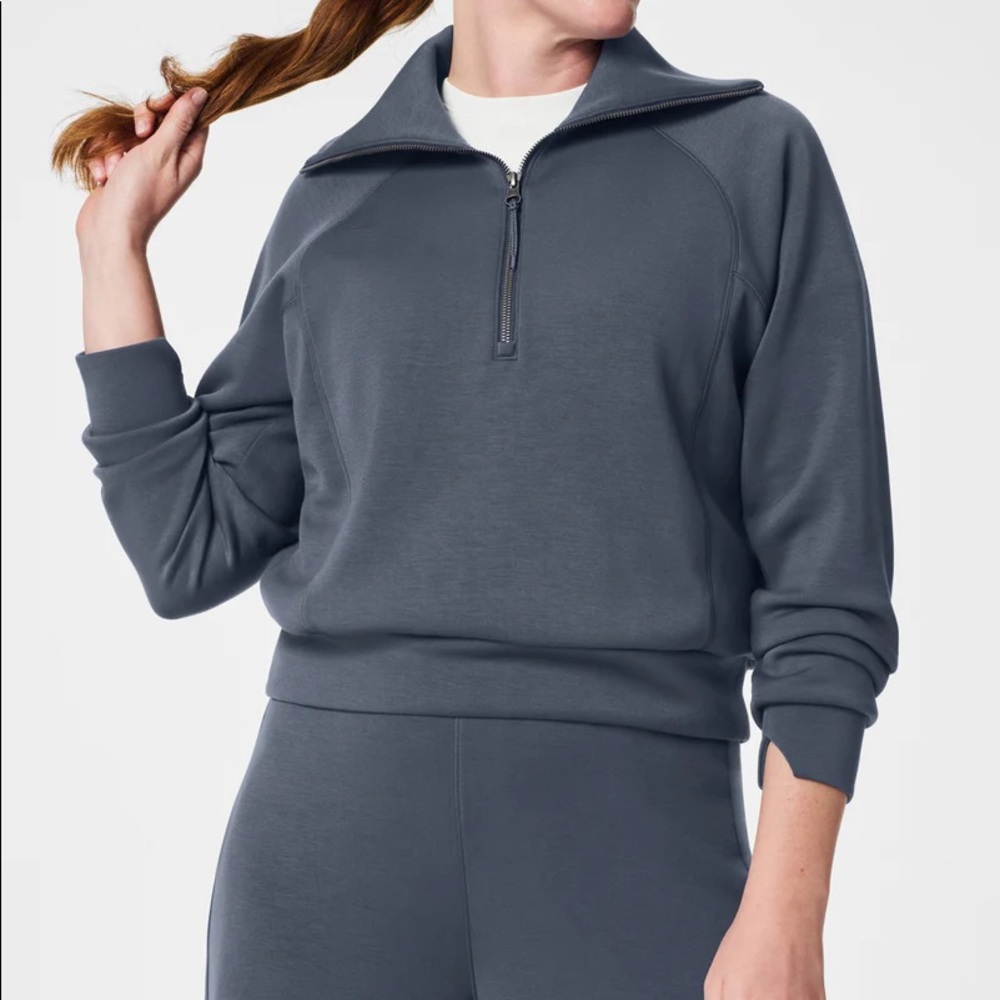 Spanx Air Essentials Half Zip Sweatshirt